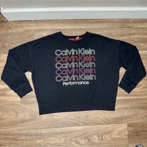 Calvin Klein‎ Performance Black Crewneck Women’s Size Large